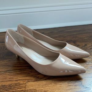 NWOT Charles David Patent Leather Kitten Heels
